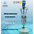 Laboratory Mini jacketed glass reactor Agitated Reactor